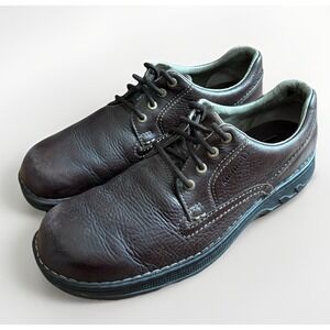 Merrell Shoes Mens 11.5 World Rambler Stollen Brown Leather Lace Up J45127